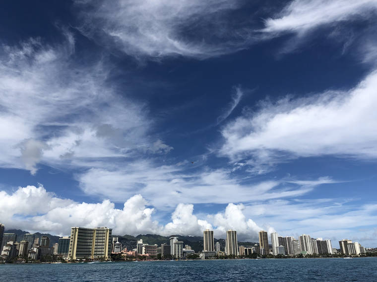 Hawaiian Islands To See Mild Tradewind Weather Through Weekend ...