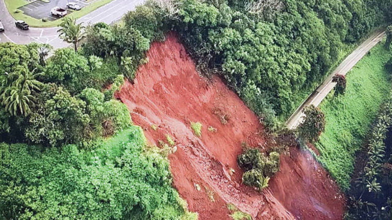 Kauai Road Closures Map Reopening Kuhio Highway Might Take 3 Months After Landslide Cuts Off Access  To Kauai's North Shore | Honolulu Star-Advertiser