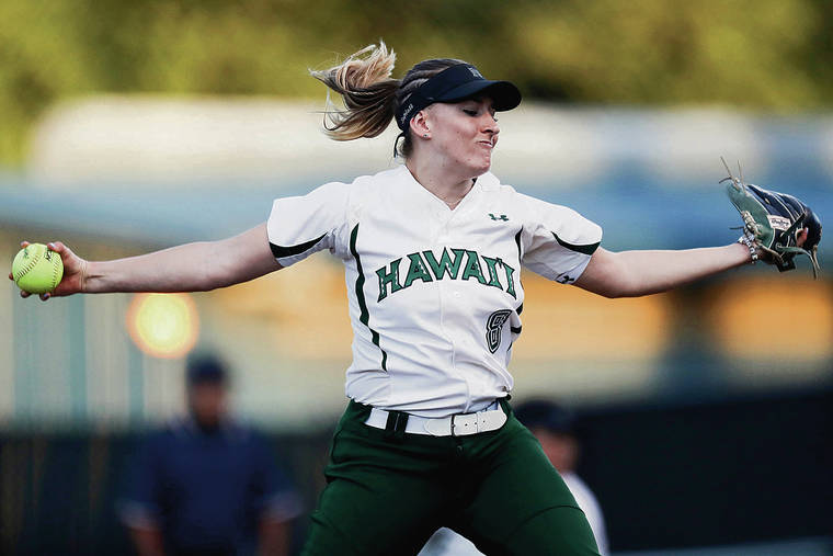 Hawaii softball pitcher Ashley Murphy finds ways to put unexpected ...