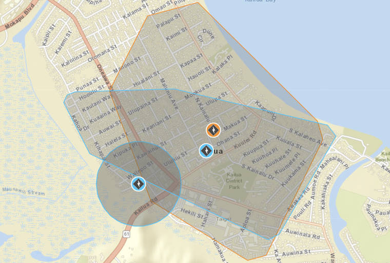 Power Mostly Restored In Kailua After Midday Crash Honolulu Star Advertiser