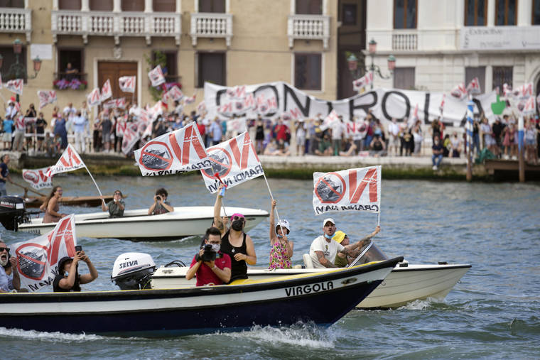 cruise car protest