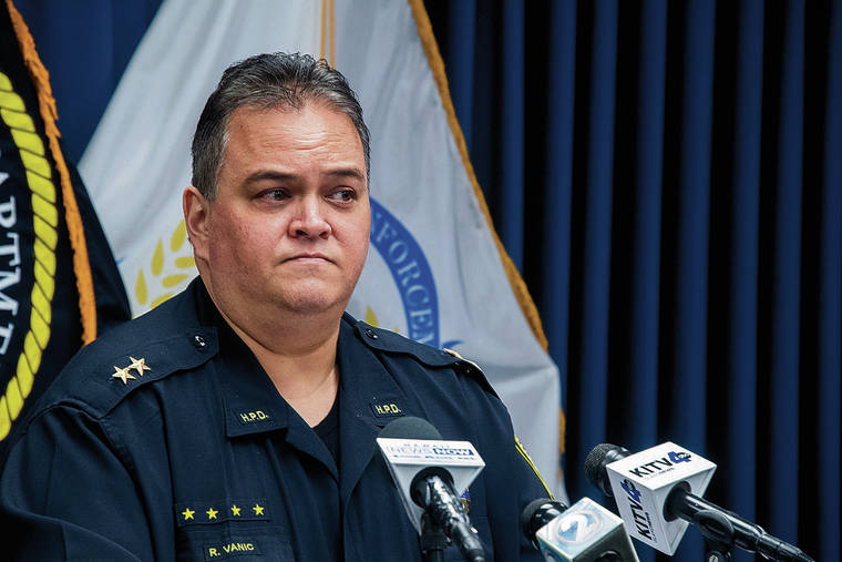 Assistant Chief Rade Vanic takes over as interim Honolulu police chief ...