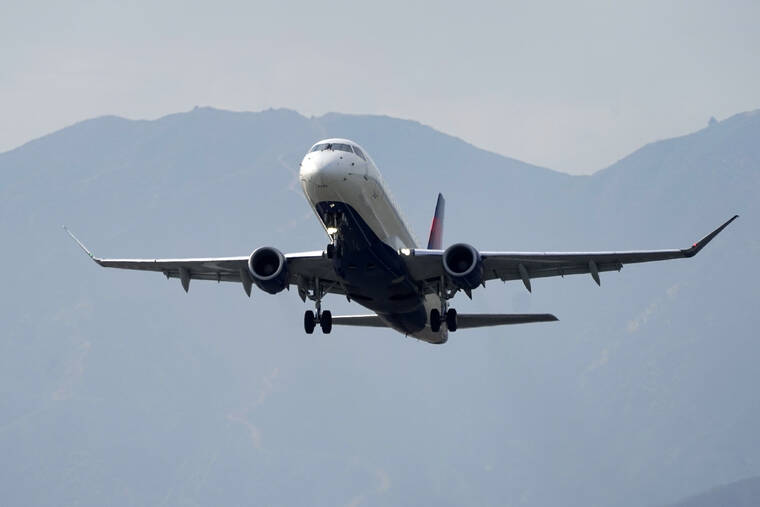 ASSOCIATED PRESS
                                A Delta Air Lines jet took off from Hollywood Burbank Airport Thursday, July 8, in Burbank, Calif. Federal aviation officials said, today, they’ve finished research and testing on software that will let planes roll right from the gate out to the runway for takeoff.