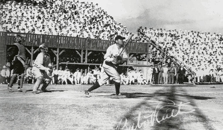 Despite illness, Babe Ruth hit a home run with Indianapolis crowds