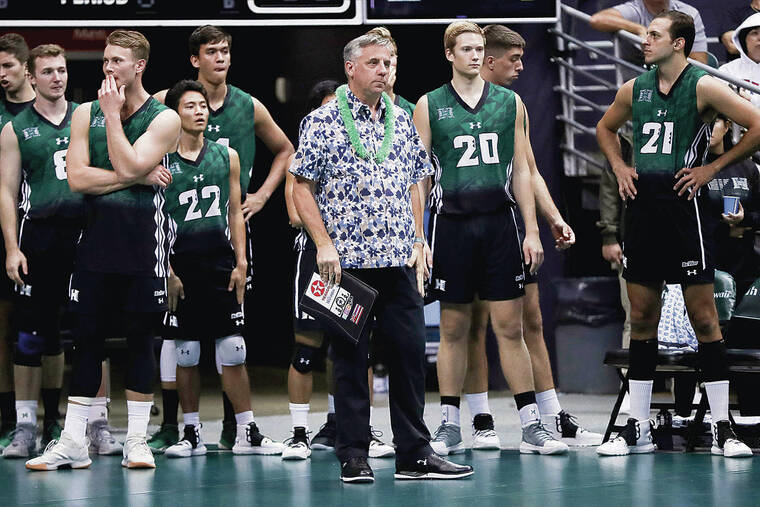 University of Hawaii men’s volleyball team rolls in exhibition