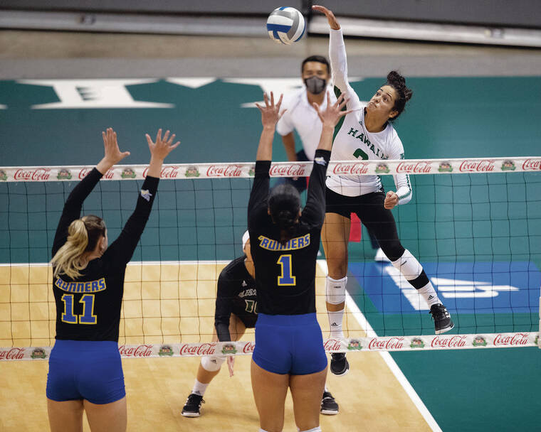 Brooke Van Sickle’s serves heating up for Rainbow Wahine volleyball ...