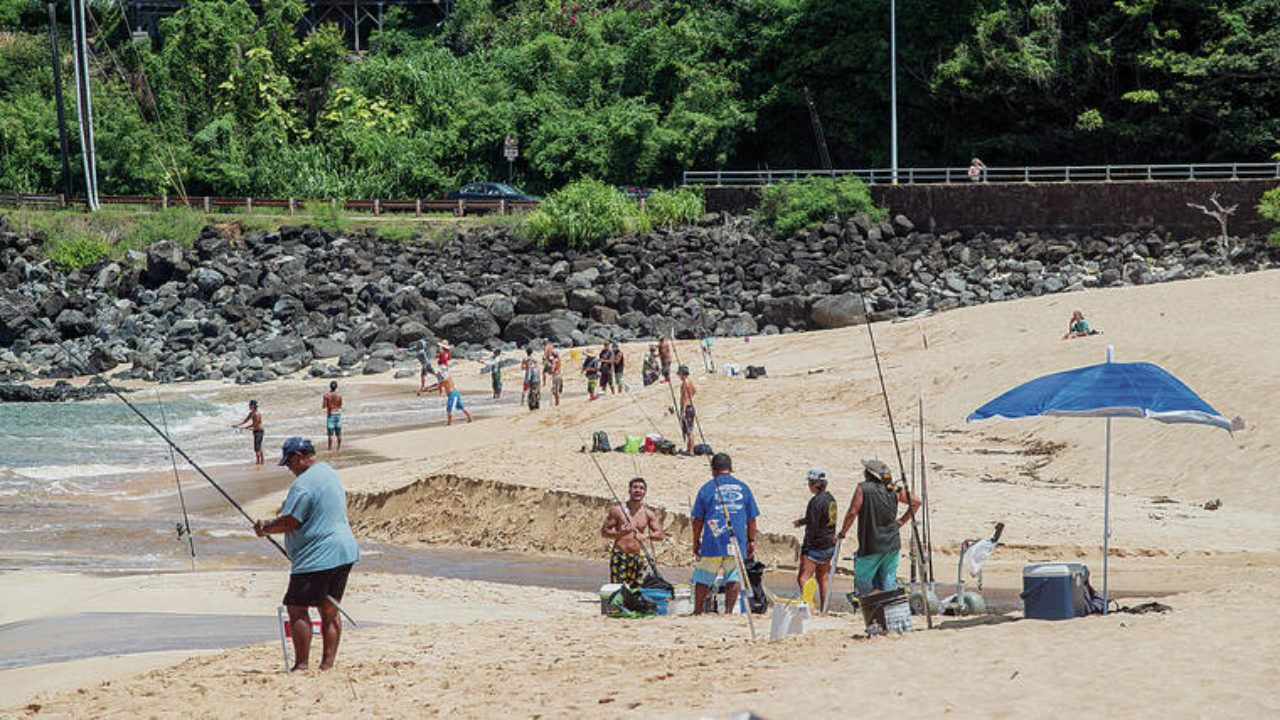 drone ulua fishing