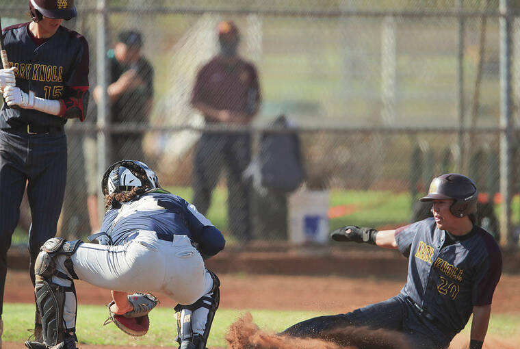 Matt Miura’s steal of home provides spark for Maryknoll | Honolulu Star ...