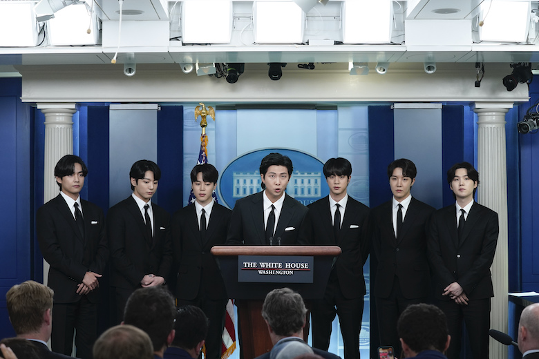 BTS visits White House to discuss combating hate crime surge