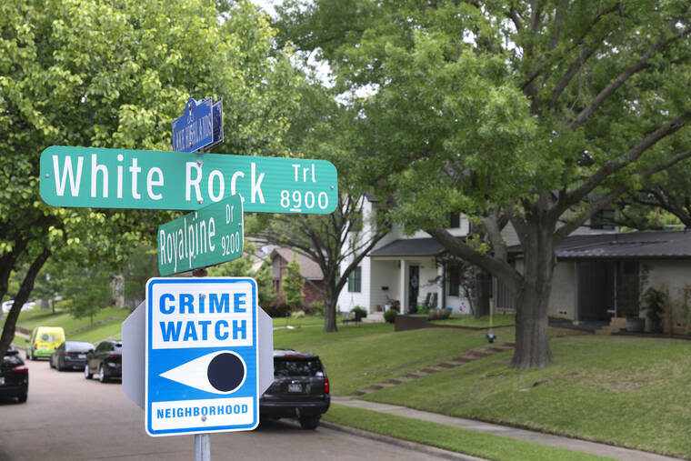 REBECCA SLEZAK/THE DALLAS MORNING NEWS VIA ASSOCIATED PRESS The street where a 2-year-old child was allegedly attacked at by a coyote, Tuesday, in Dallas, Texas. The boys father, Newton Thomas, told The Dallas Morning News in a text message Wednesday that his son underwent several hours of surgery and was in stable condition.
