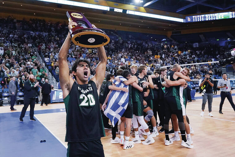 Dave Reardon Hawaii men’s volleyball team wins backtoback national