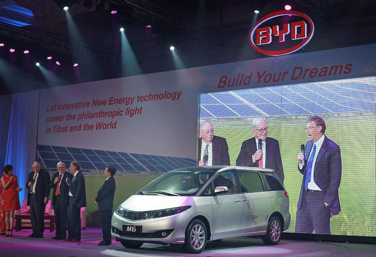 Buffett’s Company Trims Its Stake In Chinese EV Maker BYD | Honolulu ...