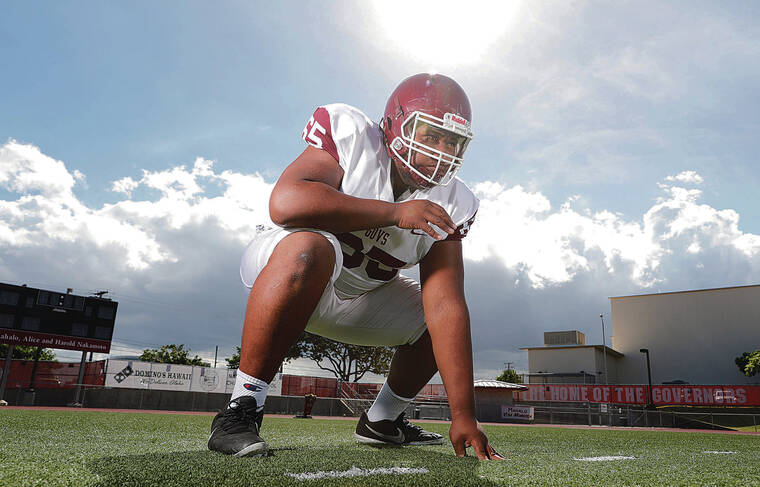 Govs football star Iapani Laloulu reunites with his Kalihi roots