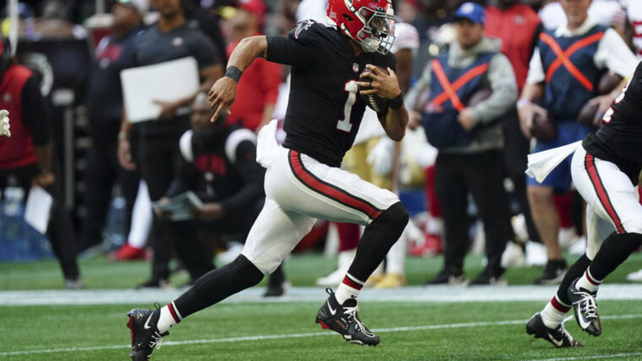 Falcons vs. 49ers Notebook: Mariota and Rushing Attack Fuels