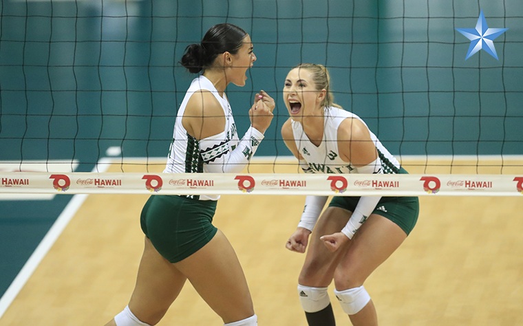 Hawaii Sweeps Long Beach State In Big West Womens Volleyball Honolulu Star Advertiser