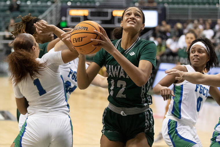 Imani Perez is resilient at the line late as Wahine rally to win ...