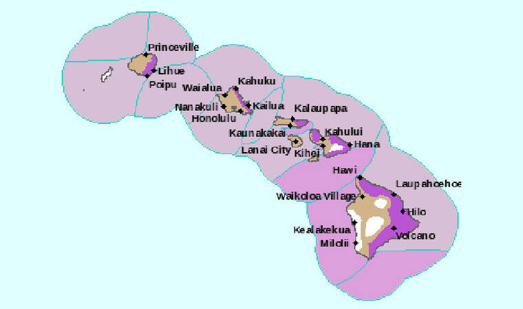 High Surf, Wind Warnings Now In Place For Various Hawaiian Isles ...