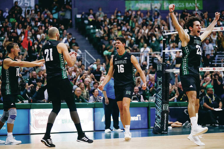 No. 1 Warriors place 6 on AllBig West men’s volleyball first team