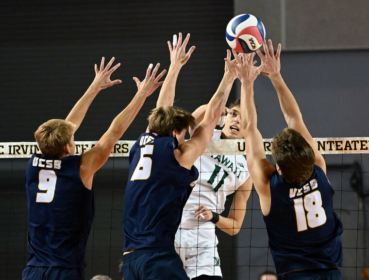 Rainbow Warriors advance to Big West volleyball final Honolulu Star