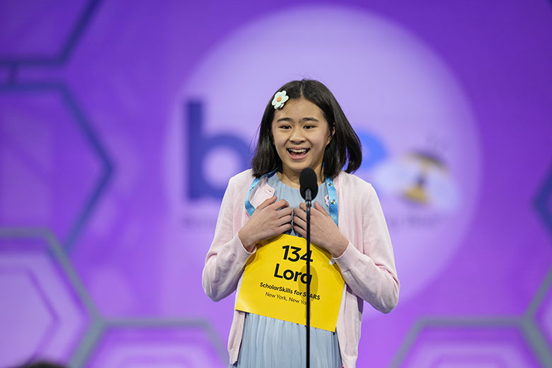 Contestants compete in the Scripps National Spelling Bee Honolulu