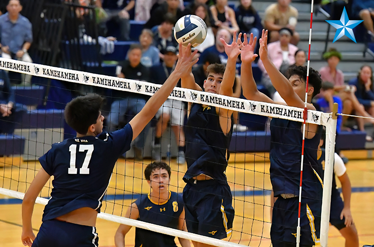 Punahou boys volleyball outlasts Kamehameha Honolulu StarAdvertiser