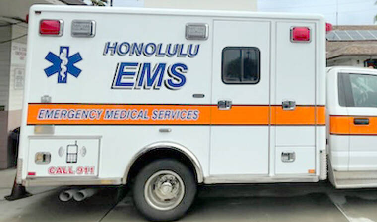 Letter: EMS providers need mental health services | Honolulu Star ...