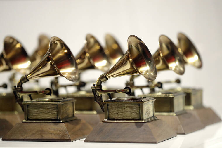 ASSOCIATED PRESS / 2017
                                Grammy Awards are displayed at the Grammy Museum Experience at Prudential Center in Newark, N.J. The Recording Academy has announced three new categories to be added to the 2024 Grammy Awards: Best Pop Dance Recording, Best African Music Performance, and Best Alternative Jazz Album.