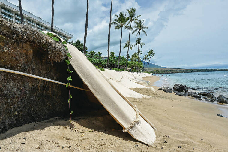 Editorial Kaanapali beach erosion Honolulu StarAdvertiser