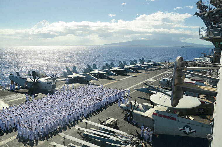 U.S. Navy Carrier Logs 350,000 Traps