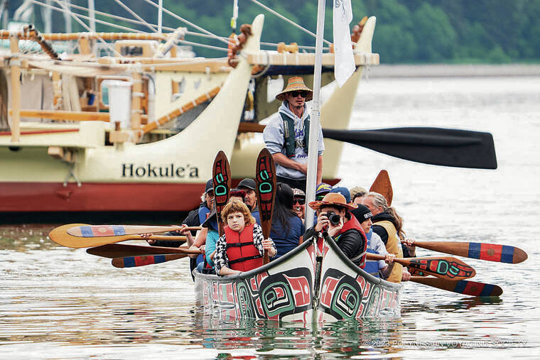 Hokule‘a’s departure from Alaska delayed by rain, cold