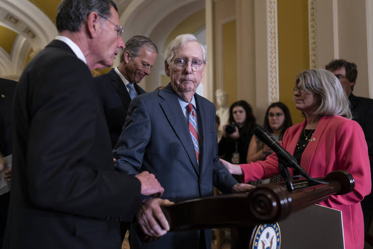 McConnell, Leader of Senate GOP, Abruptly Departs Press Conference Due to Frigid Conditions