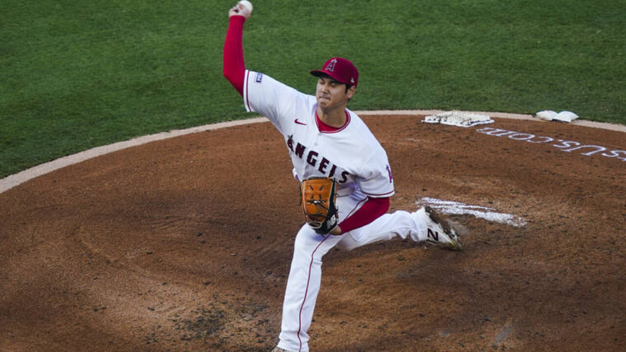 Shohei Ohtani wins on the mound and hits 22nd homer in the Angels' 5-3  victory over the Rangers - The San Diego Union-Tribune