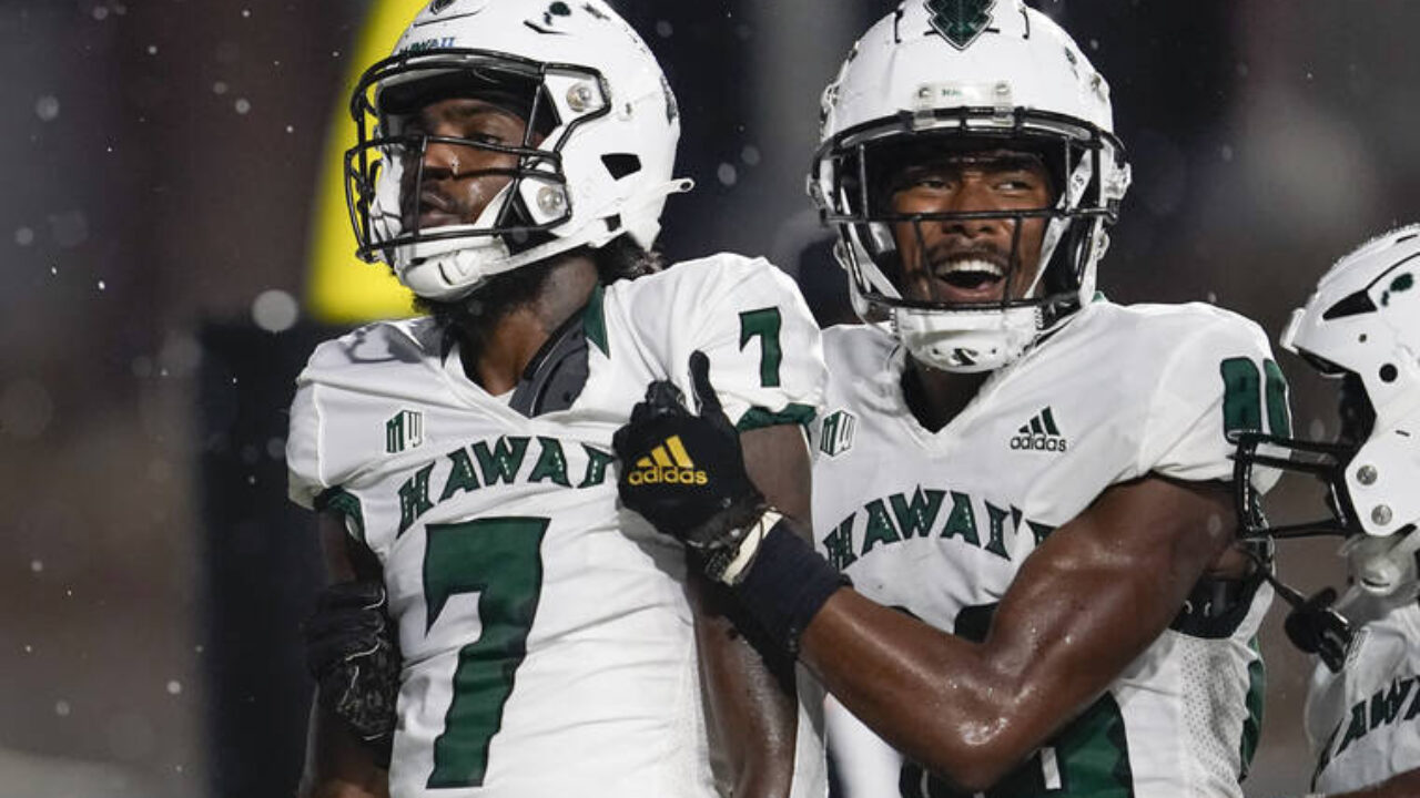 Hawaii Football Unveils Awesome New Island Helmets For Game At