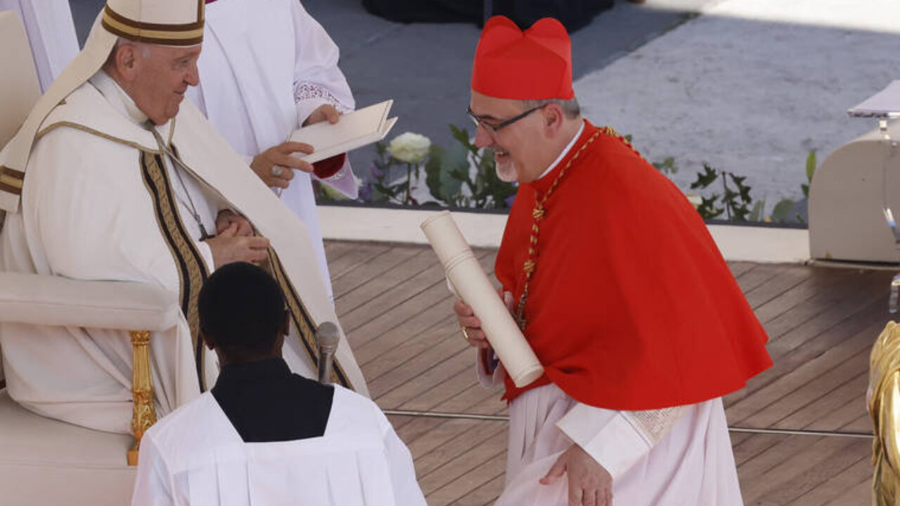 Pope gives prestigious red hats to 5 new cardinals