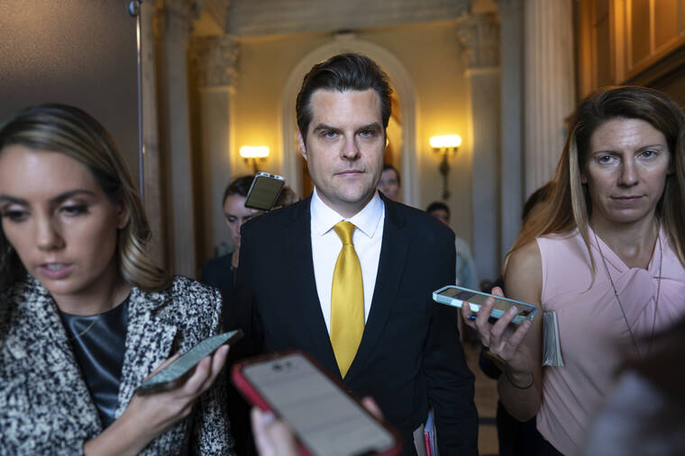 Rep Matt Gaetz Files Resolution To Oust Speaker Kevin Mccarthy Honolulu Star Advertiser