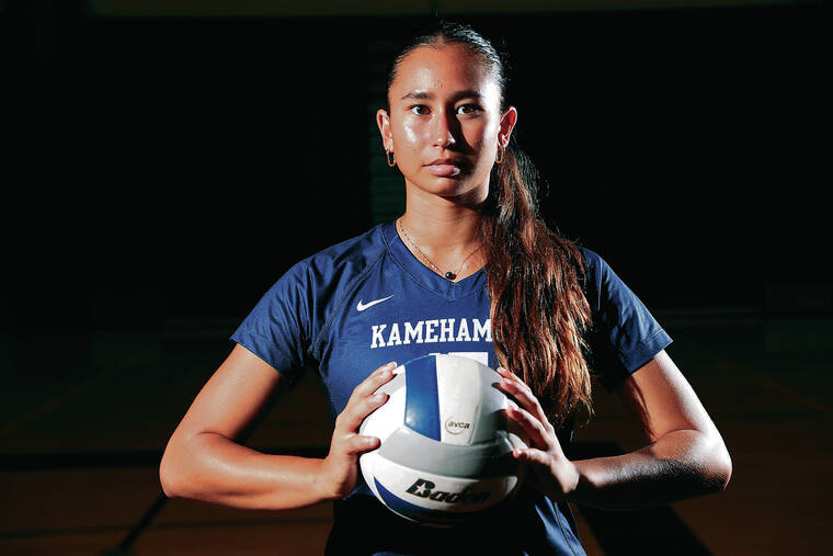 Kamehameha beats Punahou to earn state volleyball berth | Honolulu Star ...