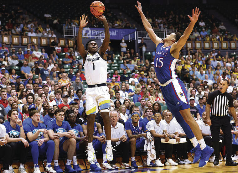 No. 4 Marquette Flies Past No. 1 Kansas To Reach Maui Invitational ...