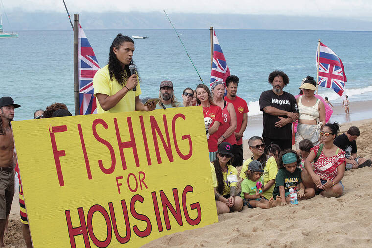 Lahaina Strong group to stay at Kaanapali Beach until housing demands met