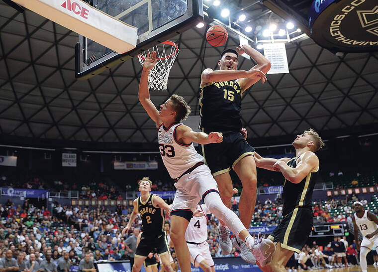 No. 2 Purdue Locks Down No. 11 Gonzaga In Maui Invitational | Honolulu ...