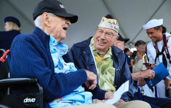 Centenarian survivors of Pearl Harbor attack return to honor those who perished