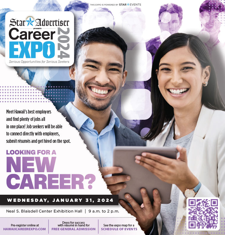 Career Expo Jan 31, 2024 Honolulu StarAdvertiser