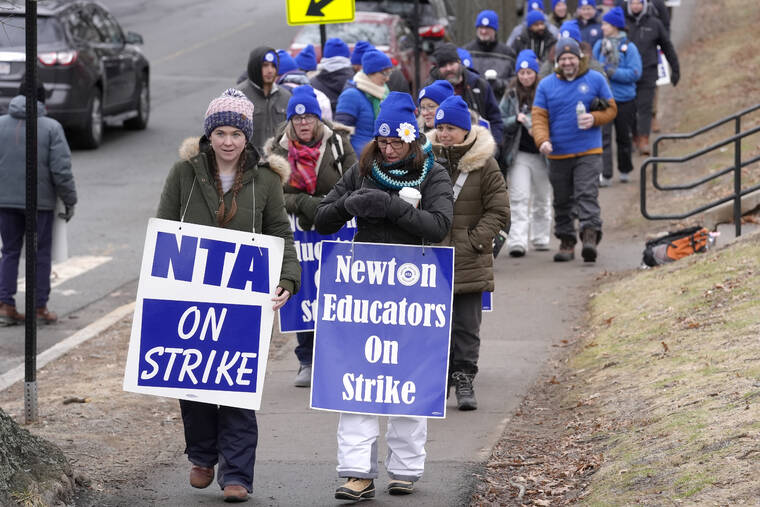 Teachers Strike In Boston Suburb Enters Its Eighth Day | Honolulu Star ...