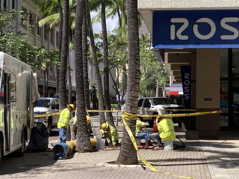 Hawaiian Electric says power has been restored to all customers in downtown Honolulu