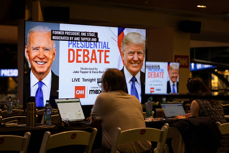 Biden, Trump’s age and fitness in focus in early debate faceoff | Honolulu Star-Advertiser