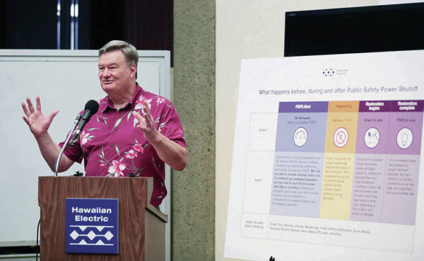 Honolulu panel addresses Hawaiian Electric’s power shut-off plan