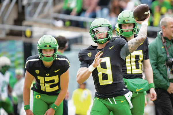 Oregon QB Dillon Gabriel ready to inspire others at Manning camp