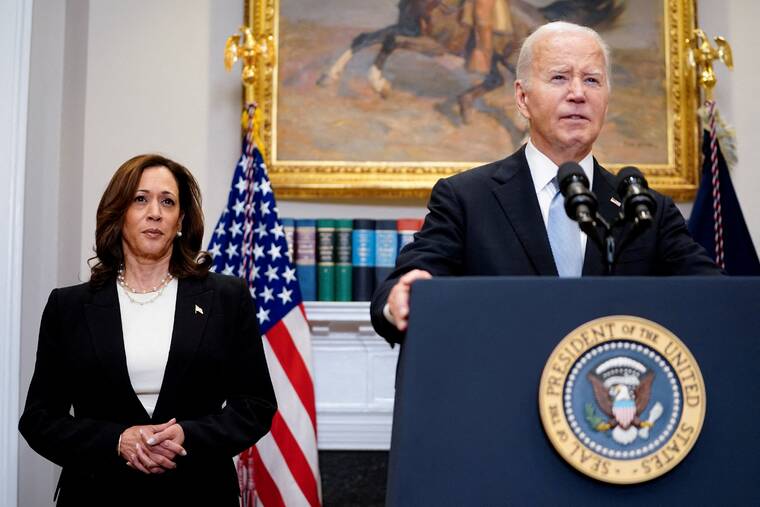 President Joe Biden drops re-election bid; endorses Kamala Harris ...