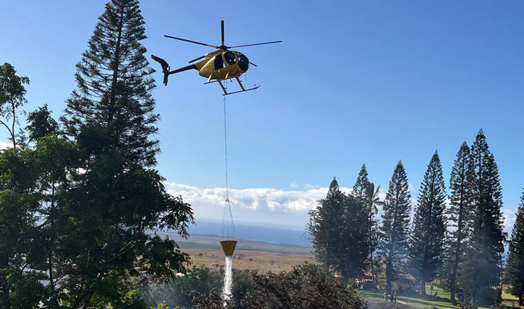 Fire in Pukalani 100% contained, evacuation order lifted