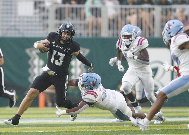 Hawaii football garners 3 Mountain West awards after opener | Honolulu ...