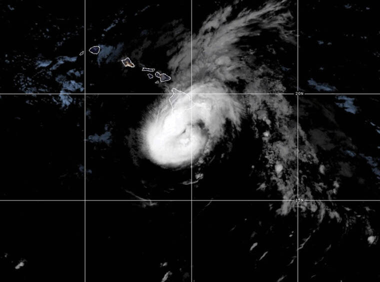 Tropical Storm Hone hits Big Island